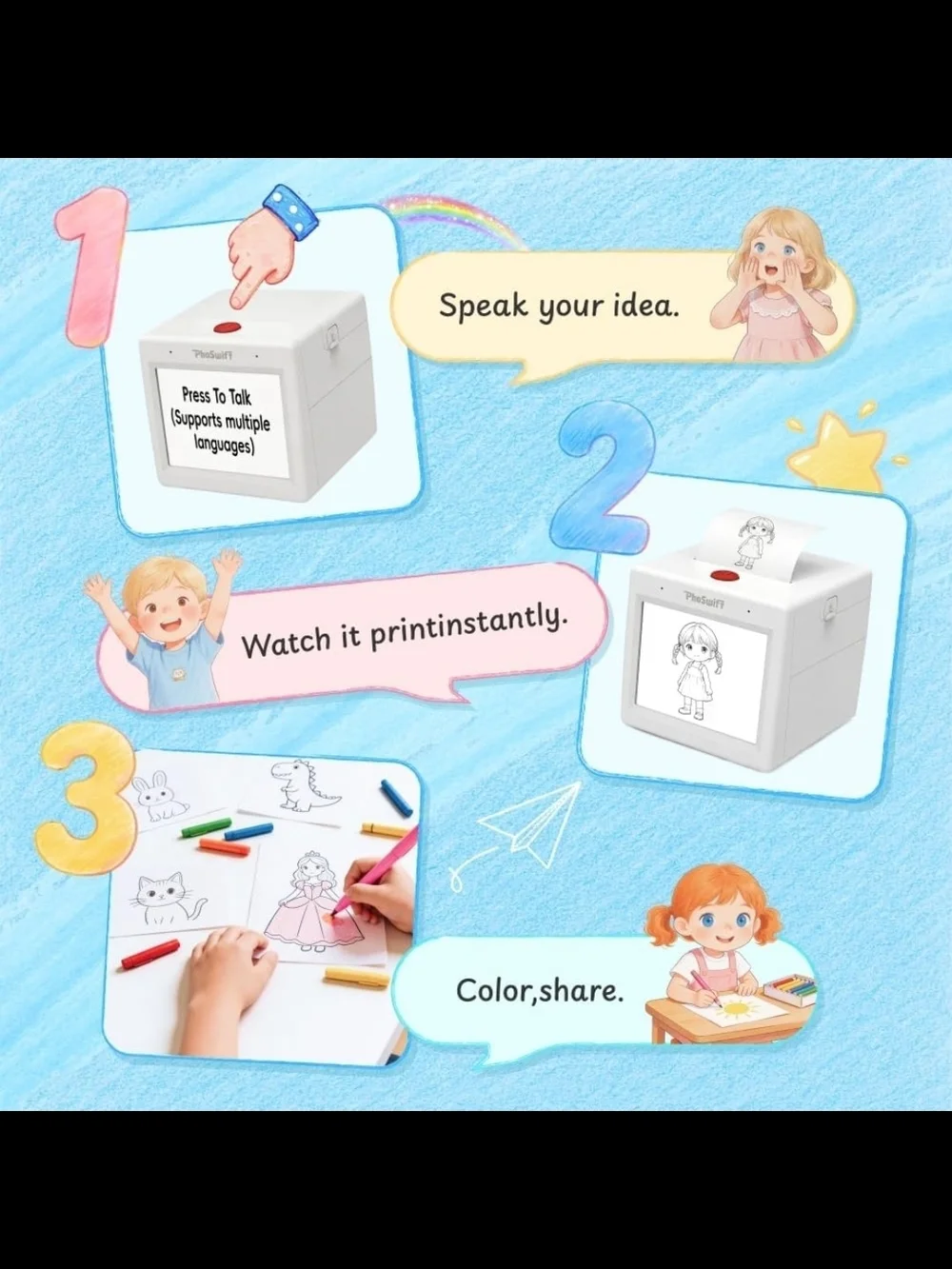 AI Sticker Printer